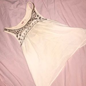 Detailed swing tank top